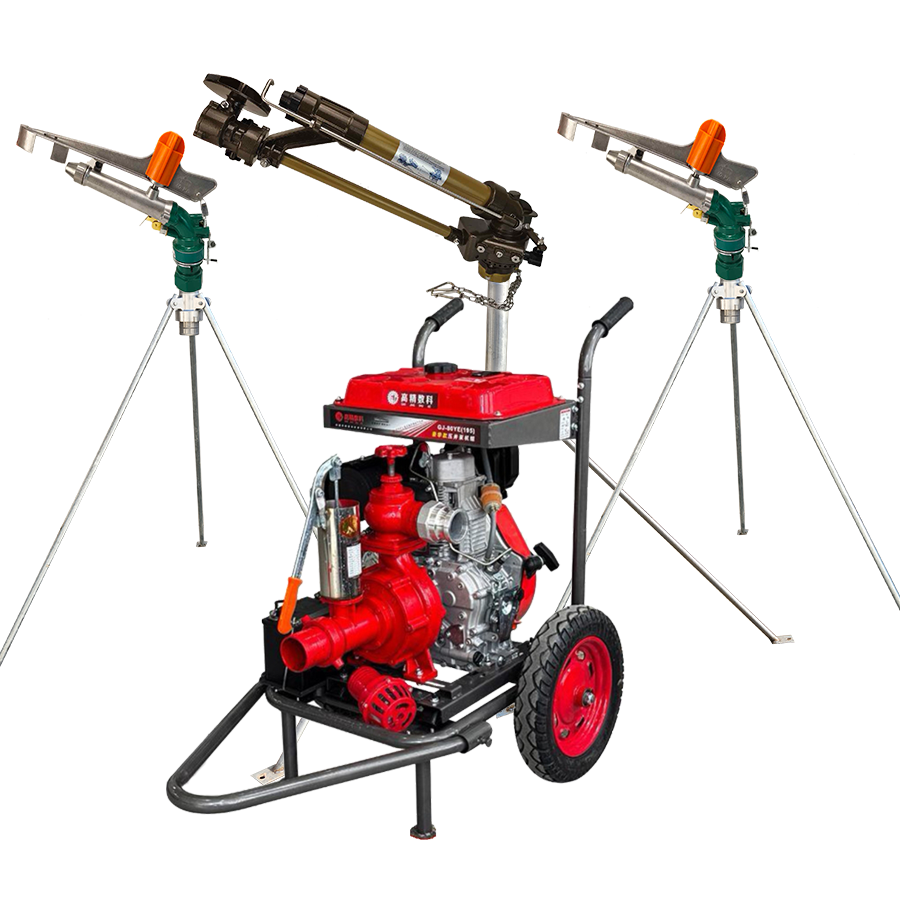 丽水一体式灌溉机组 全套喷枪水带配齐 抗旱浇地神器